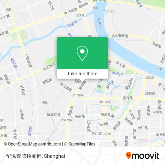 华滋奔腾招商部 map