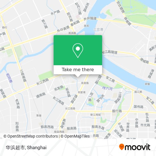 华浜超市 map