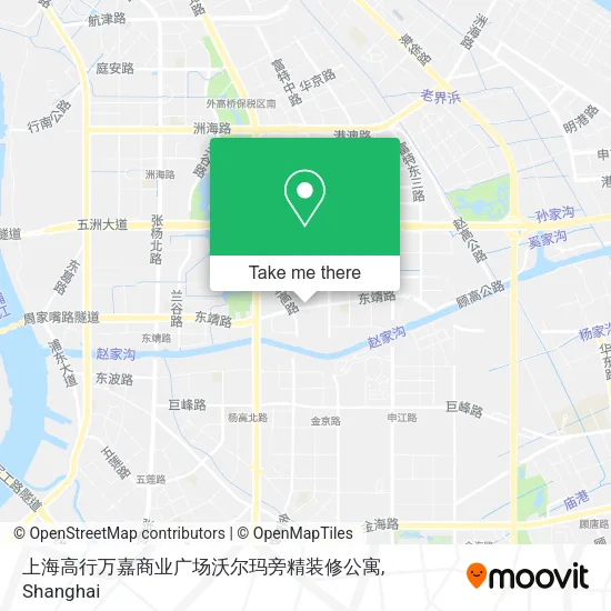 上海高行万嘉商业广场沃尔玛旁精装修公寓 map