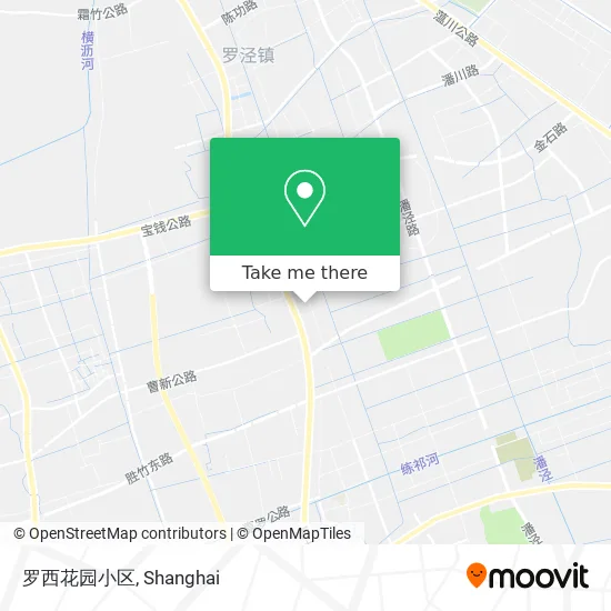 罗西花园小区 map