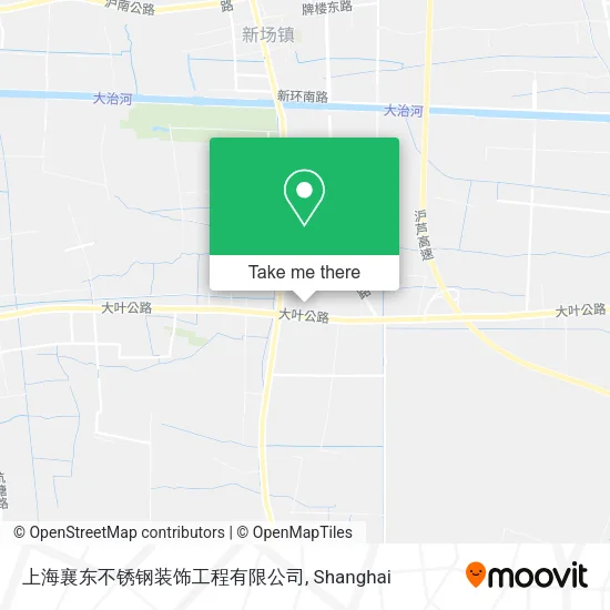 上海襄东不锈钢装饰工程有限公司 map