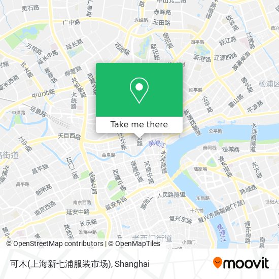 可木(上海新七浦服装市场) map