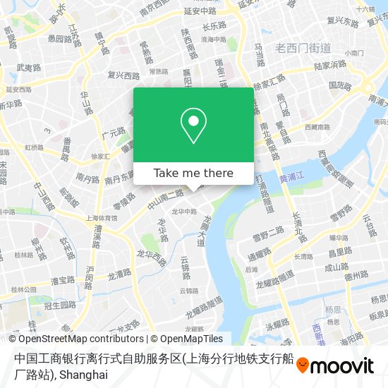 中国工商银行离行式自助服务区(上海分行地铁支行船厂路站) map