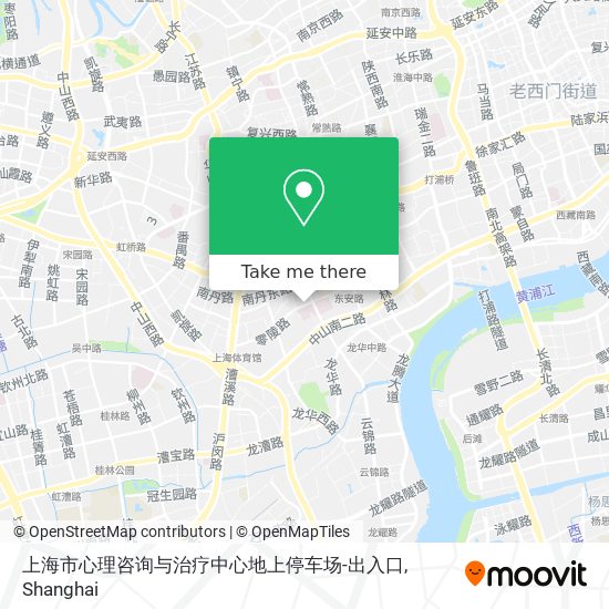 上海市心理咨询与治疗中心地上停车场-出入口 map