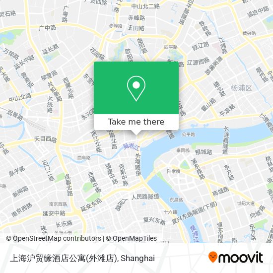 上海沪贸缘酒店公寓(外滩店) map