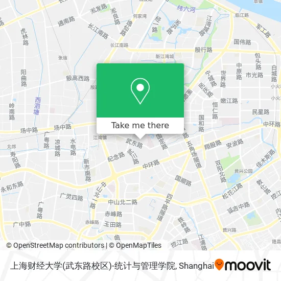 上海财经大学(武东路校区)-统计与管理学院 map