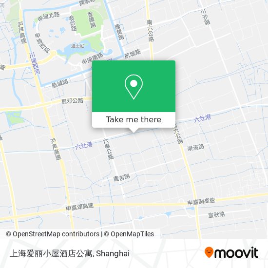 上海爱丽小屋酒店公寓 map