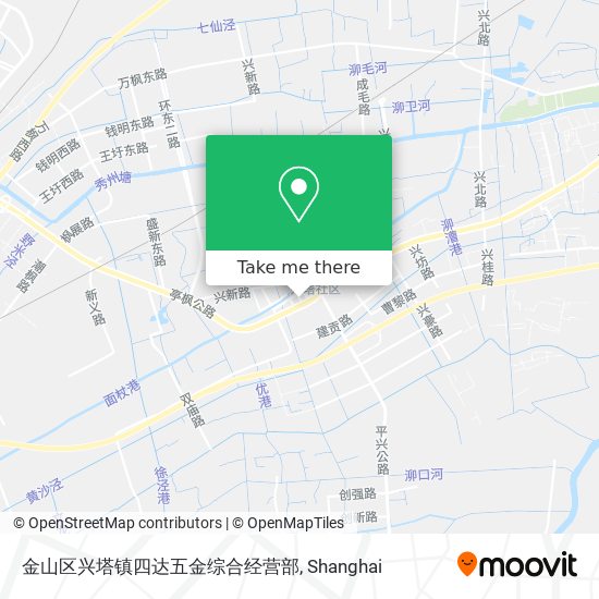 金山区兴塔镇四达五金综合经营部 map