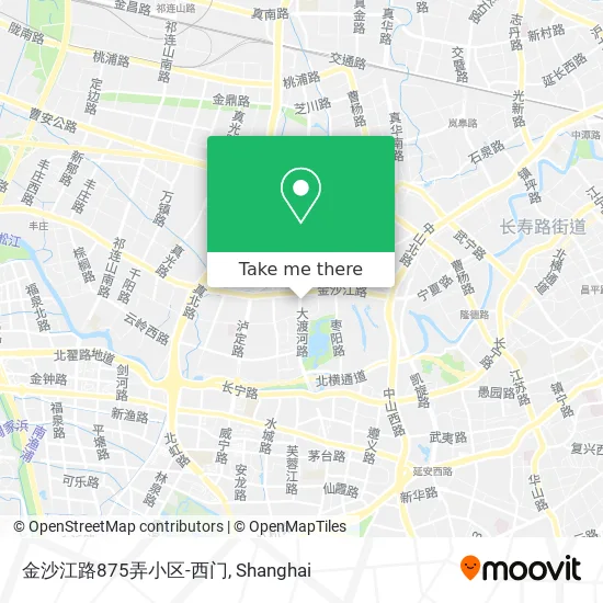 金沙江路875弄小区-西门 map