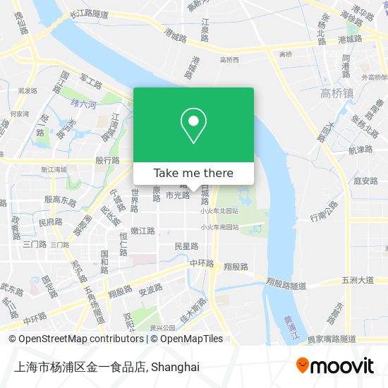 上海市杨浦区金一食品店 map