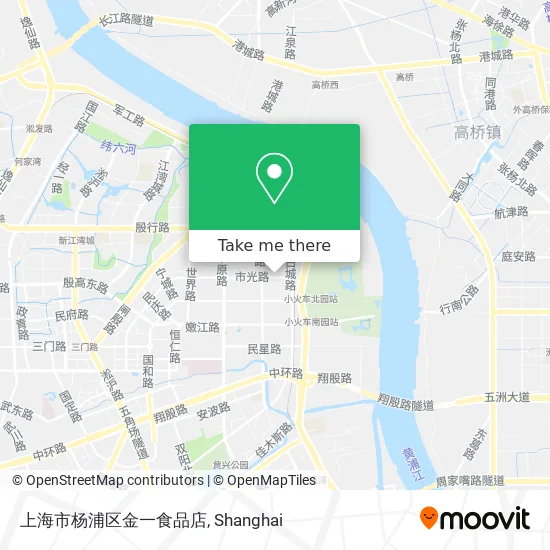 上海市杨浦区金一食品店 map