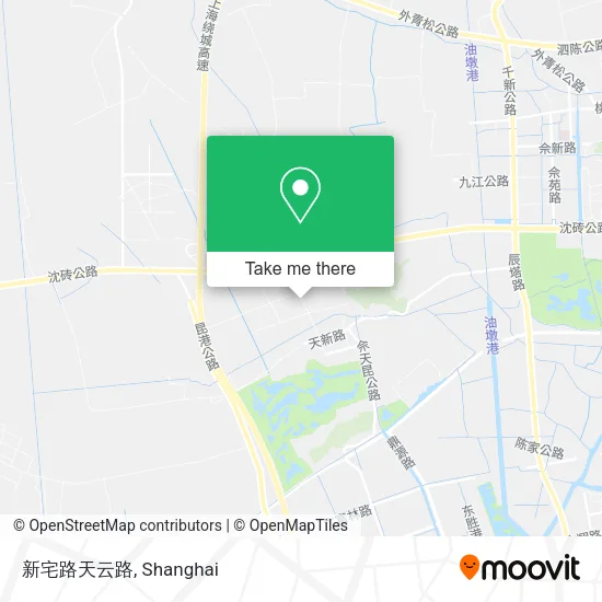 新宅路天云路 map