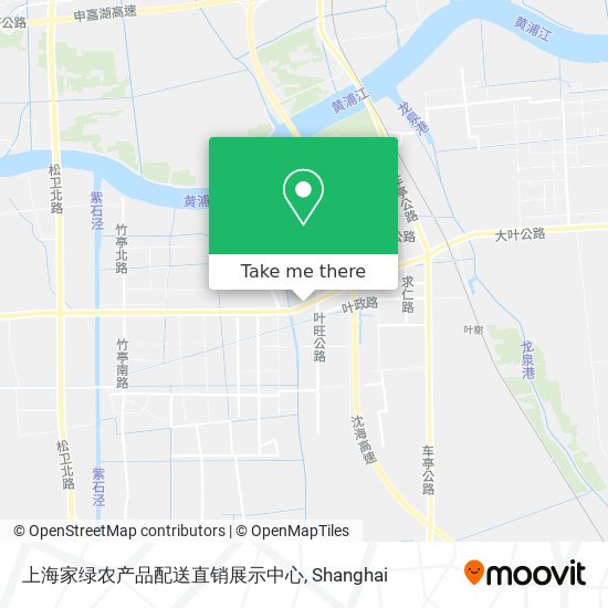 上海家绿农产品配送直销展示中心 map