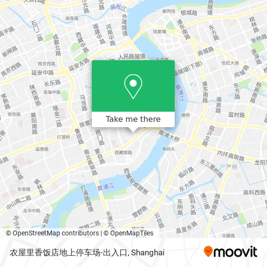 农屋里香饭店地上停车场-出入口 map