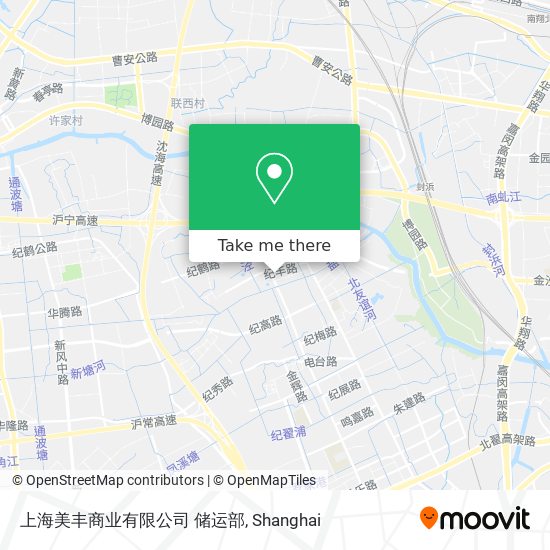 上海美丰商业有限公司 储运部 map