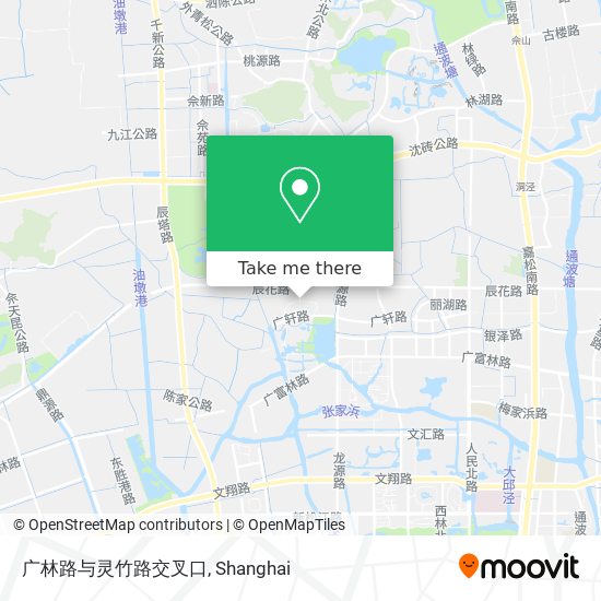广林路与灵竹路交叉口 map