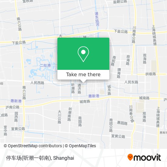 停车场(听潮一邨南) map