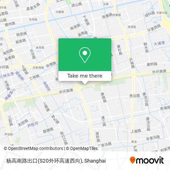 杨高南路出口(S20外环高速西向) map