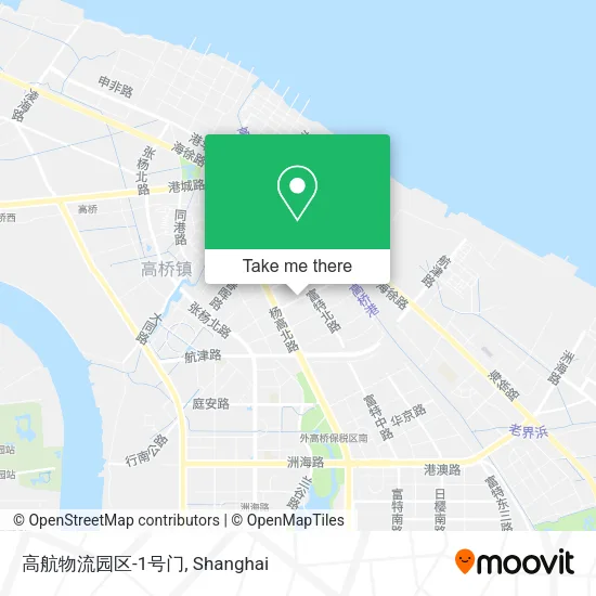 高航物流园区-1号门 map