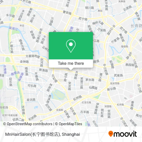 MnHairSalon(长宁图书馆店) map