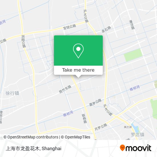 上海市龙盈花木 map