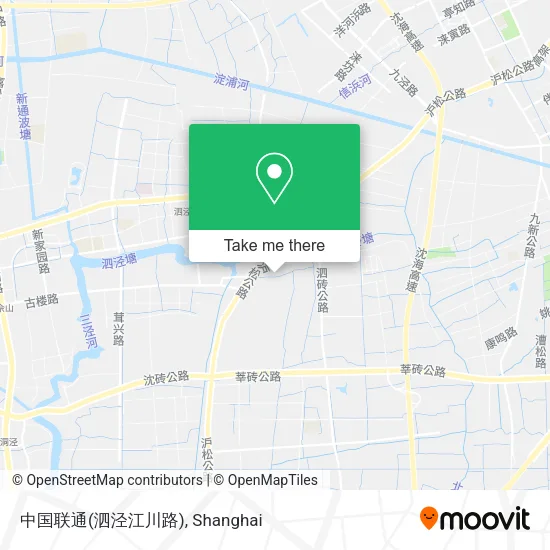 中国联通(泗泾江川路) map