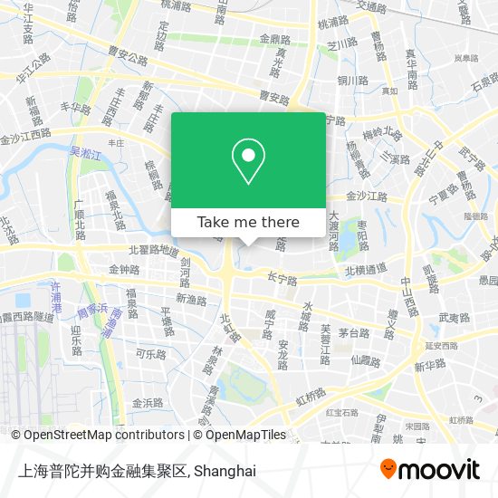上海普陀并购金融集聚区 map
