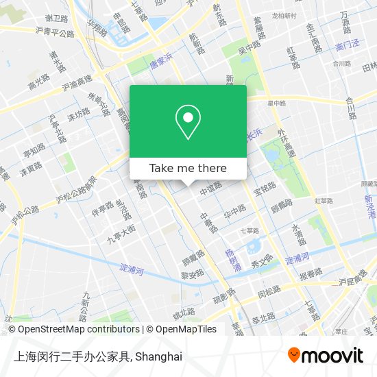 上海闵行二手办公家具 map