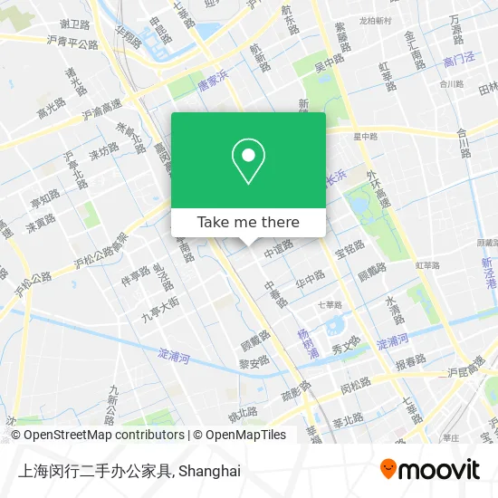 上海闵行二手办公家具 map