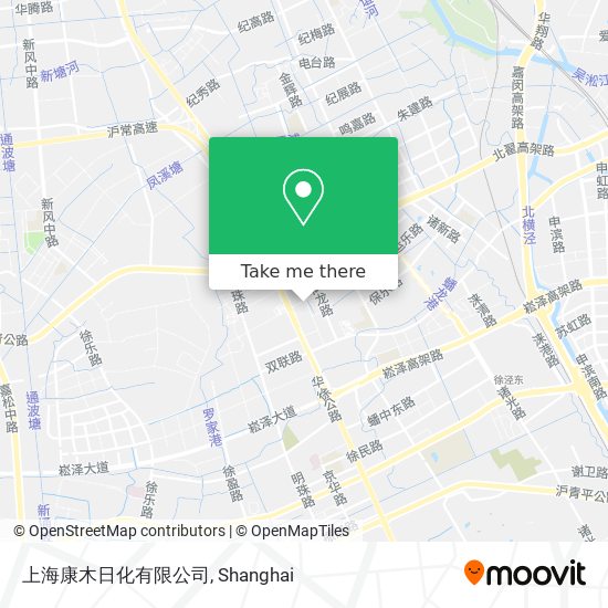 上海康木日化有限公司 map