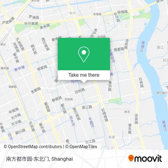 南方都市园-东北门 map