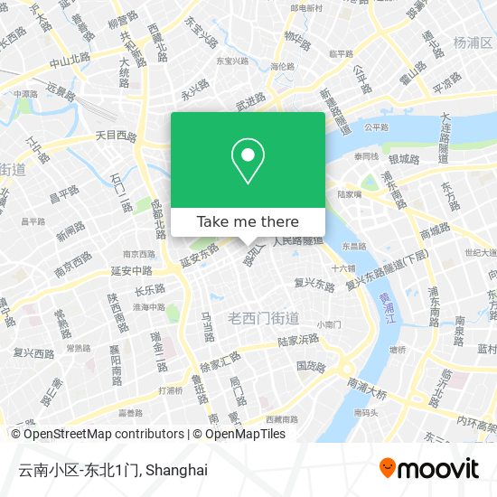 云南小区-东北1门 map
