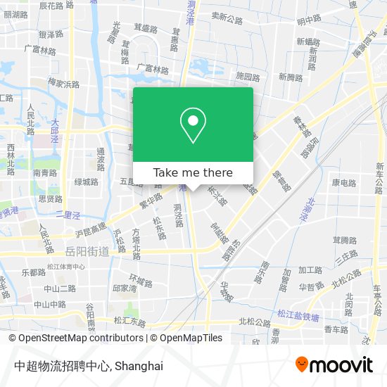 中超物流招聘中心 map