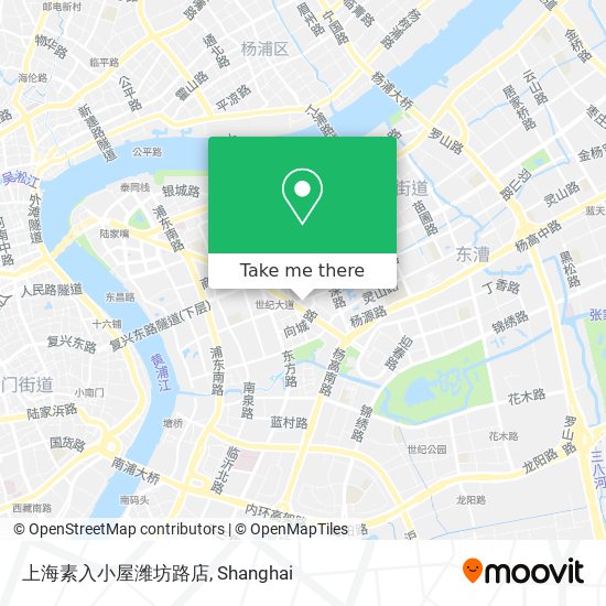 上海素入小屋潍坊路店 map