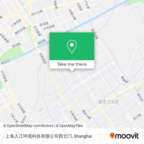 上海入江环境科技有限公司西北门 map