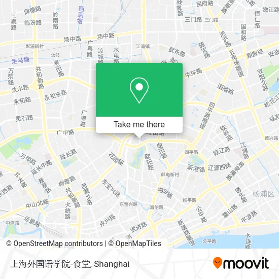 上海外国语学院-食堂 map