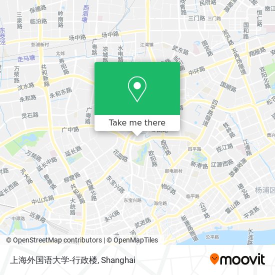 上海外国语大学-行政楼 map