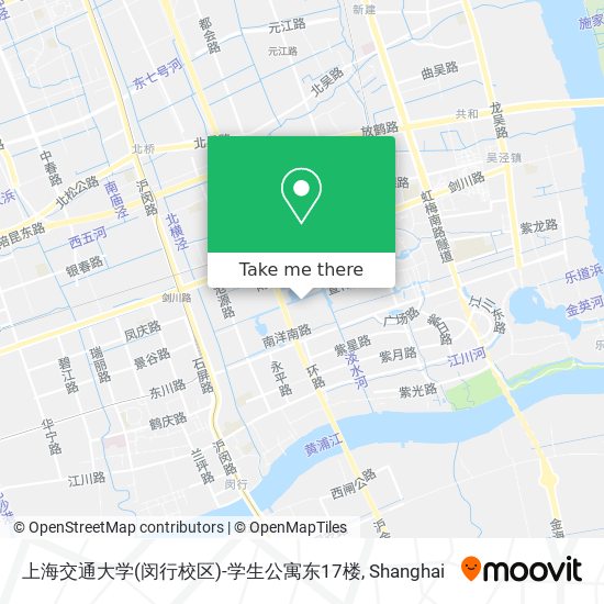 上海交通大学(闵行校区)-学生公寓东17楼 map