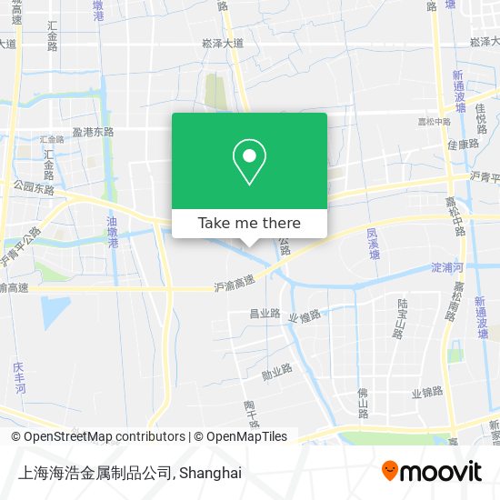 上海海浩金属制品公司 map