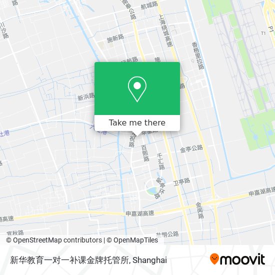 新华教育一对一补课金牌托管所 map