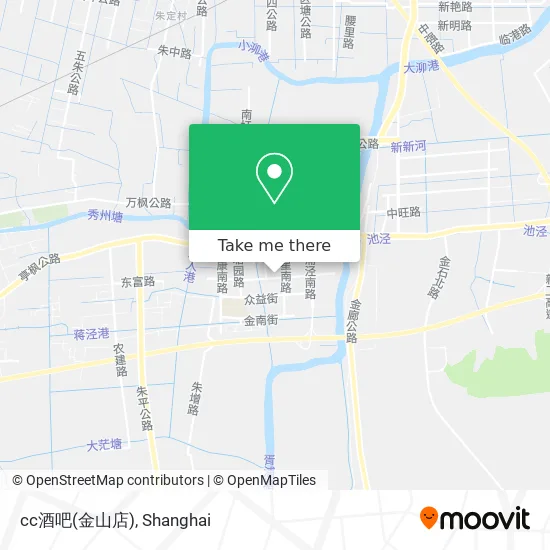 cc酒吧(金山店) map