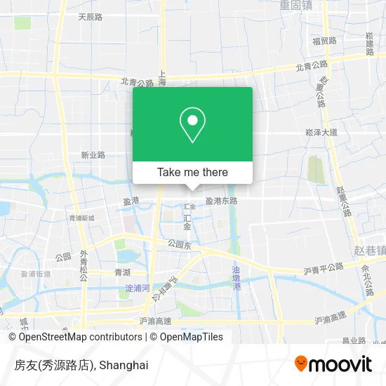 房友(秀源路店) map
