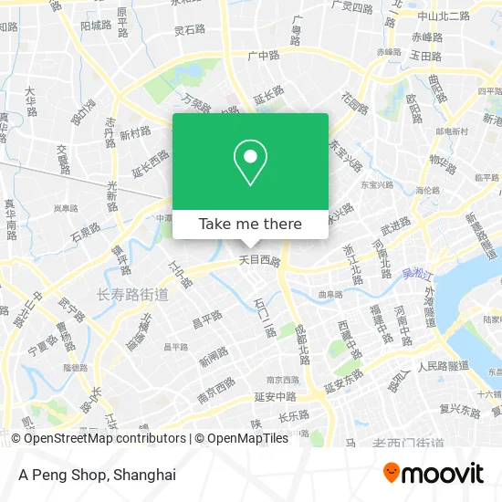A Peng Shop map