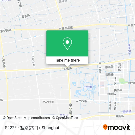 S222/下盐路(路口) map