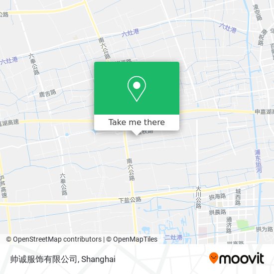 帅诚服饰有限公司 map