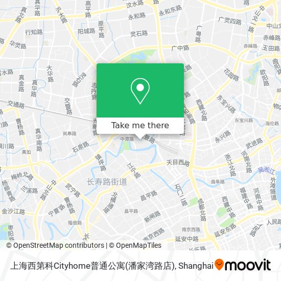上海西第科Cityhome普通公寓(潘家湾路店) map