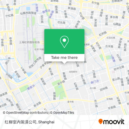 红柳室内装潢公司 map