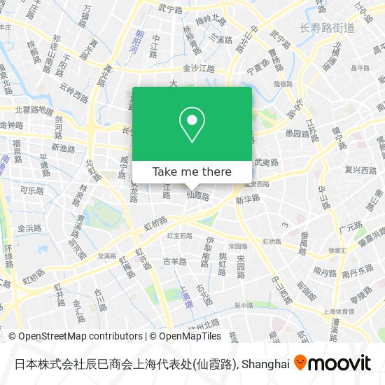 日本株式会社辰巳商会上海代表处(仙霞路) map