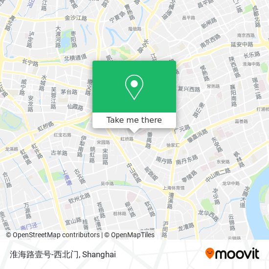 淮海路壹号-西北门 map