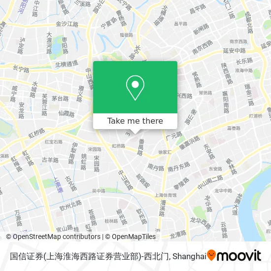 国信证券(上海淮海西路证券营业部)-西北门 map